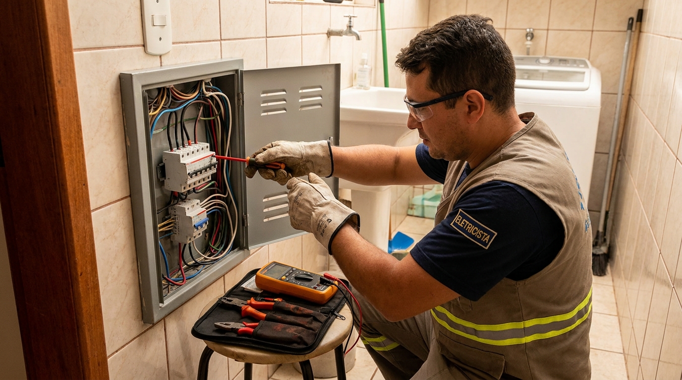 Instalacao de disjuntor residencial em Osasco‑SP