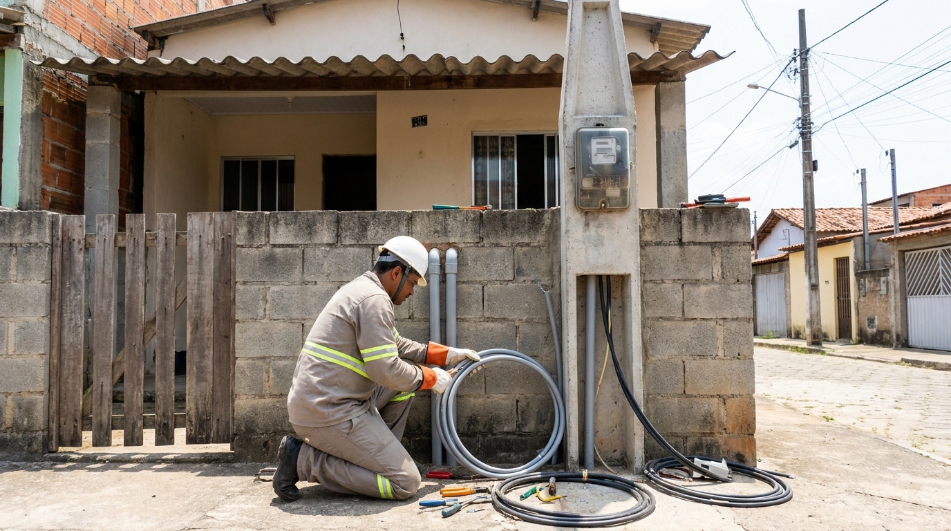 Instalacao de padrao de energia residencial em Osasco‑SP