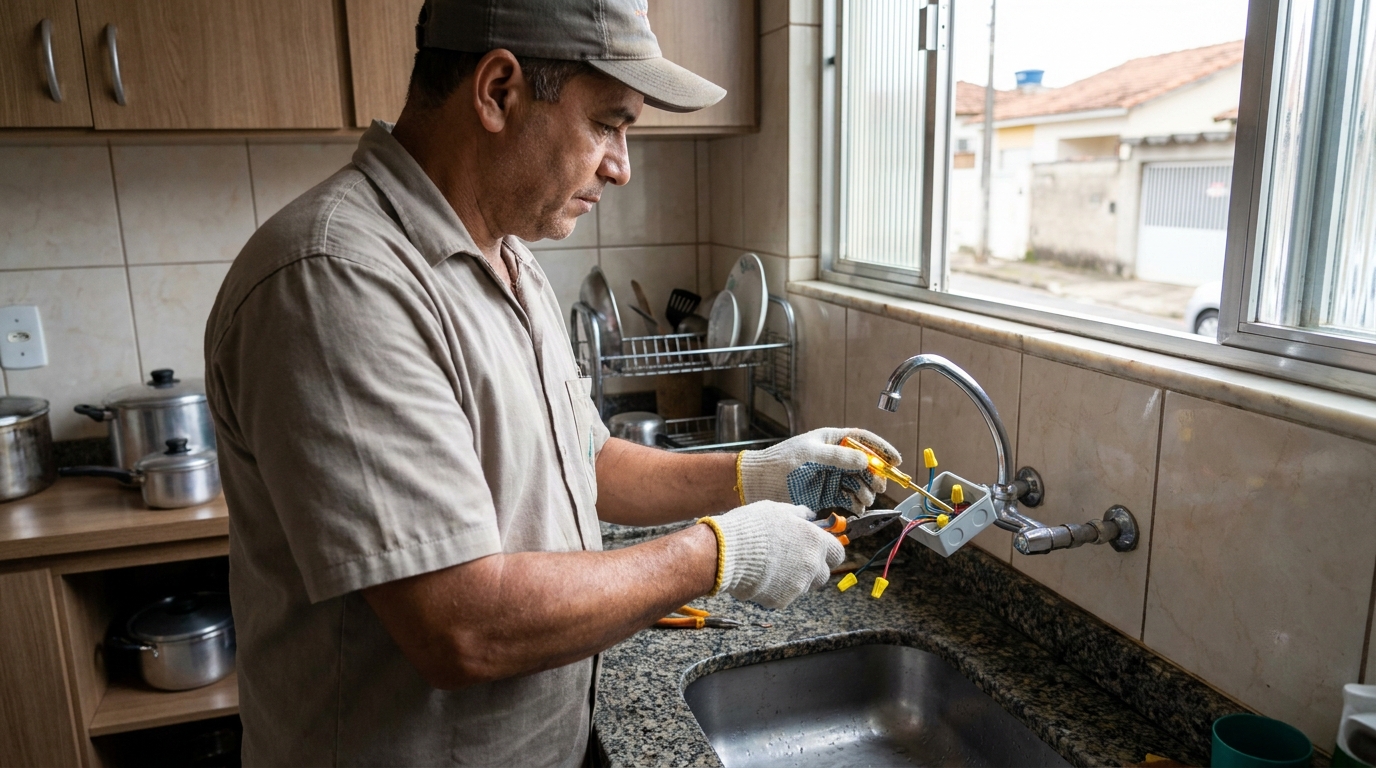 Instalacao de torneira eletrica profissional em Osasco‑SP