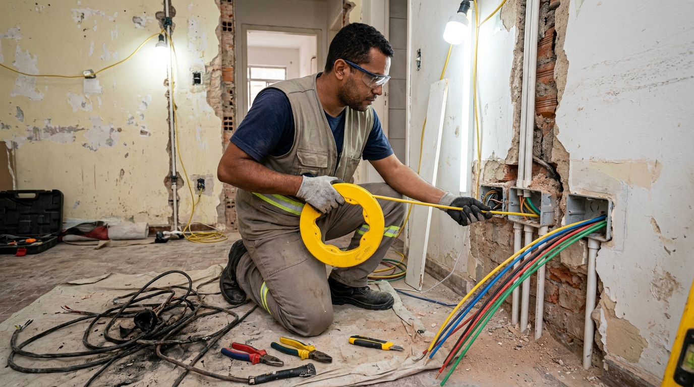 Troca de fiacao eletrica profissional em Osasco‑SP