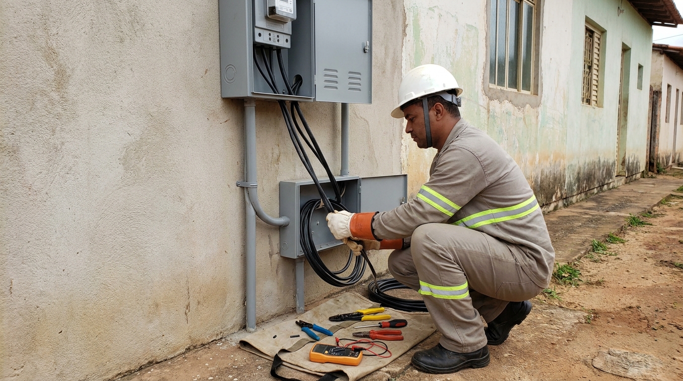 Troca de padrao de energia em Osasco‑SP