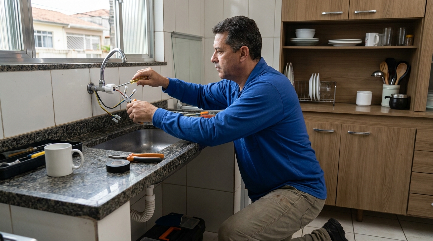 Troca de torneira eletrica em Osasco‑SP